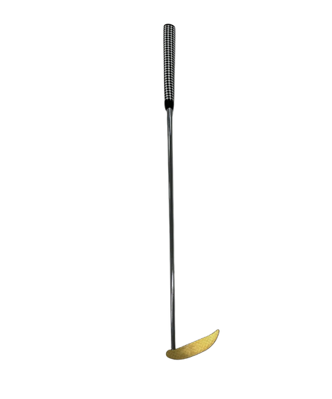 Legacy Scythe Putter - Harlequin Grip, Chrome Shaft & Brass Head