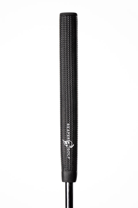 The Scythe - Black Grip, Chrome Shaft & Brass Head