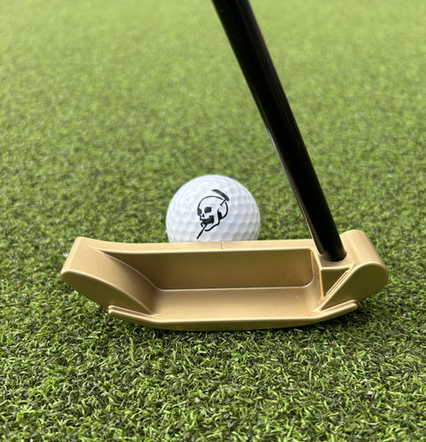 The Scythe - Harlequin Grip, Black Shaft & Brass Head