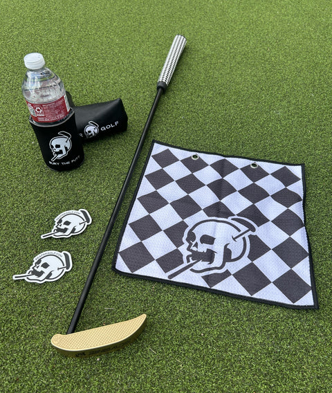 The Scythe - Harlequin Grip, Black Shaft & Brass Head