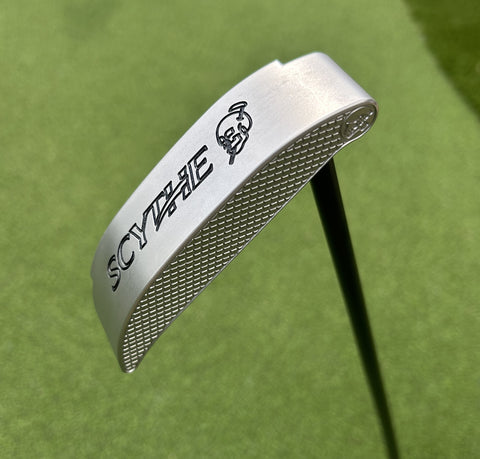 The Scythe - Harlequin Grip, Black Shaft & Stainless Steel Head