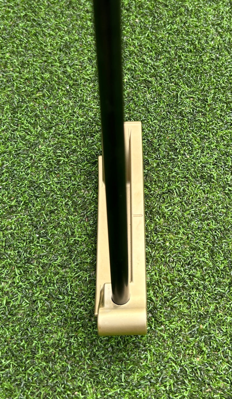 The Scythe - Black Grip, Black Shaft & Brass Head – Reaper Golf